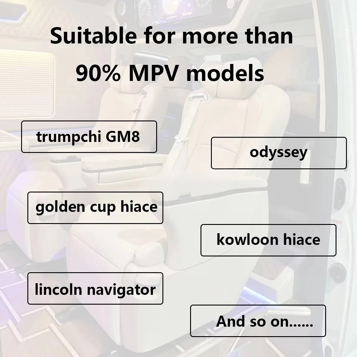 Luxury Recliner Car Seat Customized Upgrading Car Interior Electric Massage Touch Screen Auto Seats for  Seat